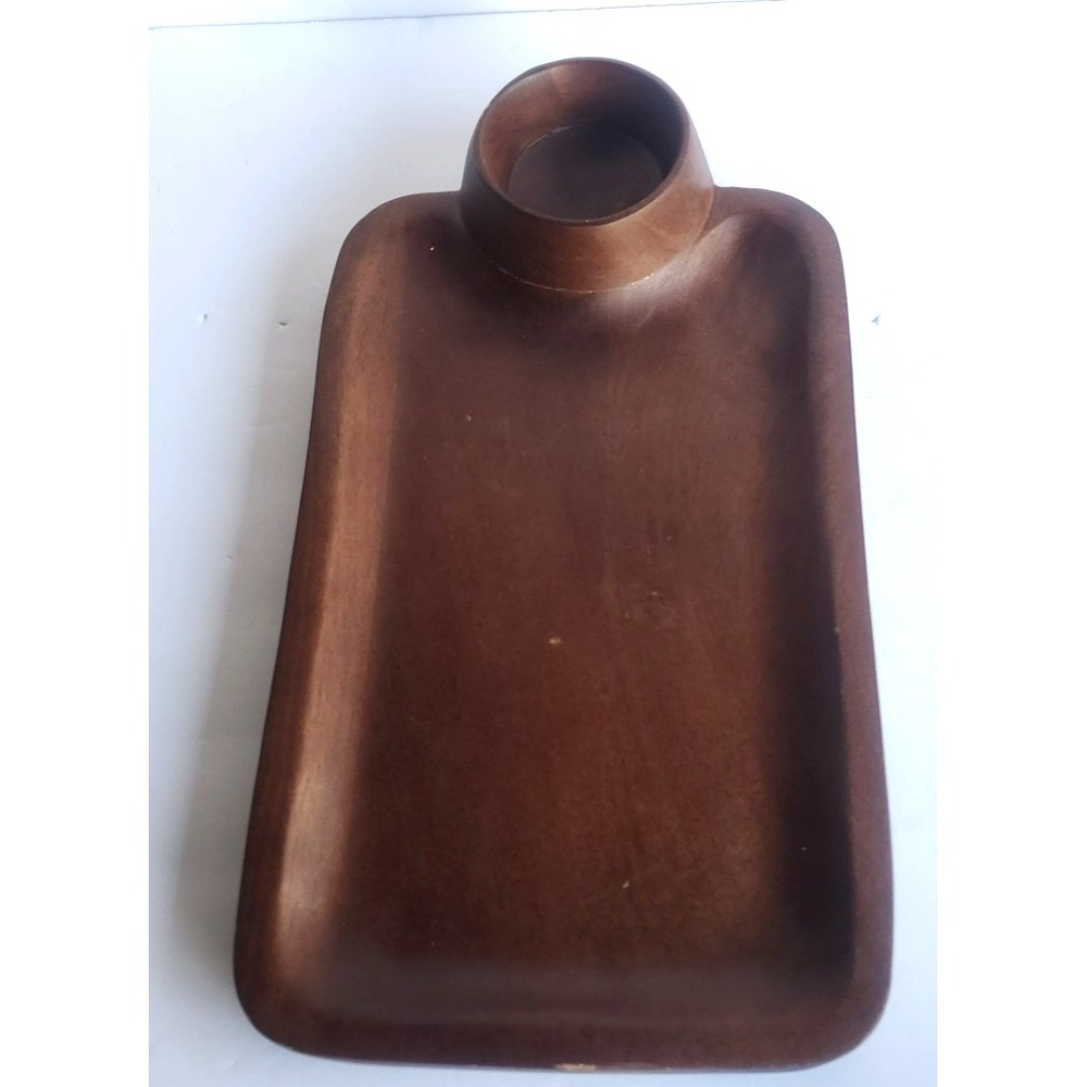 VTG MCM Wood Cheese Cutting Board Serving Tray Set 15 in x 8in India